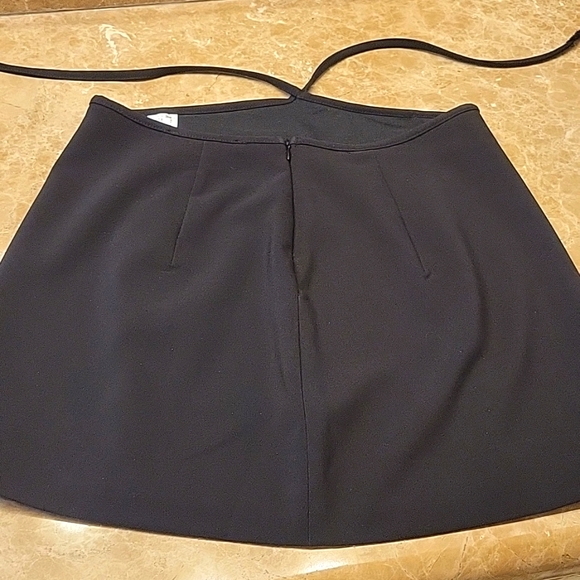 ZARA Black A-line Strappy Mini Skirt, XS - Picture 14 of 16